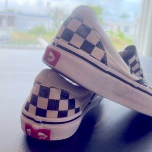 Checkerboard🏁Vans sz. Men 6.0/Women 7.5